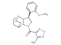 (2R*,3S*,6R*)-3-(2-methoxyphenyl)-5-[(4-methyl-1,2,5-oxadiazol-3-yl)carbonyl]-1,5-diazatricyclo[5.2.2.0~2,6~]undecane