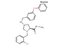 (4R)-1-(2-chlorobenzyl)-N-methyl-4-[(3-phenoxybenzyl)amino]-L-prolinamide