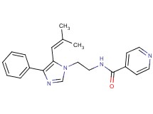 N-{2-[5-(2-methylprop-1-en-1-yl)-4-phenyl-1H-imidazol-1-yl]ethyl}isonicotinamide