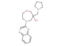 6-(pyrrolidin-1-ylmethyl)-4-quinoxalin-2-yl-1,4-oxazepan-6-ol