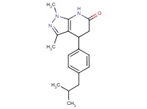 4-(4-isobutylphenyl)-1,3-dimethyl-1,4,5,7-tetrahydro-6H-pyrazolo[3,4-b]pyridin-6-one