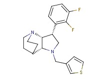 (3R*,3aR*,7aR*)-3-(2,3-difluorophenyl)-1-(3-thienylmethyl)octahydro-4,7-ethanopyrrolo[3,2-b]pyridine