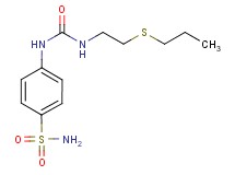 4-[({[2-(propylthio)ethyl]amino}carbonyl)amino]benzenesulfonamide