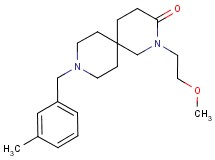 2-(2-methoxyethyl)-9-(3-methylbenzyl)-2,9-diazaspiro[5.5]undecan-3-one