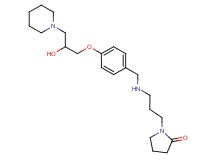 1-[3-({4-[2-hydroxy-3-(1-piperidinyl)propoxy]benzyl}amino)propyl]-2-pyrrolidinone