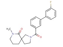 2-[(3'-fluorobiphenyl-3-yl)carbonyl]-7-methyl-2,7-diazaspiro[4.5]decan-6-one