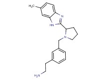 [2-(3-{[2-(6-methyl-1H-benzimidazol-2-yl)-1-pyrrolidinyl]methyl}phenyl)ethyl]amine dihydrochloride