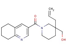 [3-allyl-1-(5,6,7,8-tetrahydro-3-quinolinylcarbonyl)-3-piperidinyl]methanol