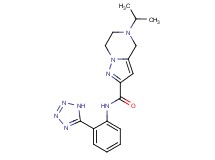 5-isopropyl-N-[2-(1H-tetrazol-5-yl)phenyl]-4,5,6,7-tetrahydropyrazolo[1,5-a]pyrazine-2-carboxamide