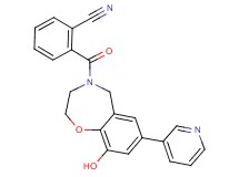 2-[(9-hydroxy-7-pyridin-3-yl-2,3-dihydro-1,4-benzoxazepin-4(5H)-yl)carbonyl]benzonitrile