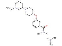 N-[2-(dimethylamino)ethyl]-3-[(1'-ethyl-1,3'-bipiperidin-4-yl)oxy]-N-methylbenzamide