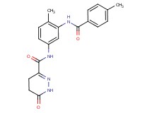 N-{4-methyl-3-[(4-methylbenzoyl)amino]phenyl}-6-oxo-1,4,5,6-tetrahydropyridazine-3-carboxamide