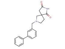 7-(biphenyl-3-ylmethyl)-2,7-diazaspiro[4.4]nonane-1,3-dione