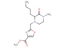 methyl 2-[(2-butyl-4-methyl-3-oxo-1-piperazinyl)methyl]-1,3-oxazole-4-carboxylate