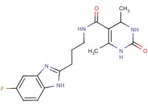 N-[3-(5-fluoro-1H-benzimidazol-2-yl)propyl]-4,6-dimethyl-2-oxo-1,2,3,4-tetrahydropyrimidine-5-carboxamide