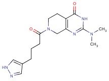 2-(dimethylamino)-7-[4-(1H-pyrazol-4-yl)butanoyl]-5,6,7,8-tetrahydropyrido[3,4-d]pyrimidin-4(3H)-one