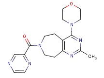 2-methyl-4-morpholin-4-yl-7-(pyrazin-2-ylcarbonyl)-6,7,8,9-tetrahydro-5H-pyrimido[4,5-d]azepine