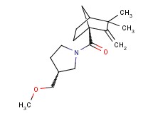 1-[(3,3-dimethyl-2-methylenebicyclo[2.2.1]hept-1-yl)carbonyl]-3-(methoxymethyl)pyrrolidine
