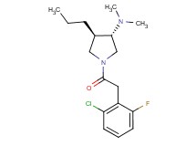 (3S*,4R*)-1-[(2-chloro-6-fluorophenyl)acetyl]-N,N-dimethyl-4-propyl-3-pyrrolidinamine
