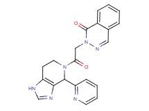 2-{2-oxo-2-[4-(2-pyridinyl)-1,4,6,7-tetrahydro-5H-imidazo[4,5-c]pyridin-5-yl]ethyl}-1(2H)-phthalazinone