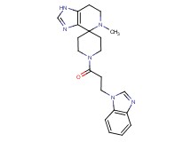 1'-[3-(1H-benzimidazol-1-yl)propanoyl]-5-methyl-1,5,6,7-tetrahydrospiro[imidazo[4,5-c]pyridine-4,4'-piperidine]