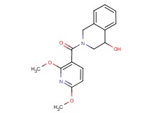 2-[(2,6-dimethoxypyridin-3-yl)carbonyl]-1,2,3,4-tetrahydroisoquinolin-4-ol