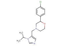 2-(4-chlorophenyl)-4-[(1-isopropyl-1H-imidazol-5-yl)methyl]morpholine
