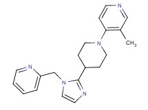 3-methyl-4-{4-[1-(pyridin-2-ylmethyl)-1H-imidazol-2-yl]piperidin-1-yl}pyridine