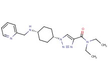 N,N-diethyl-1-{cis-4-[(2-pyridinylmethyl)amino]cyclohexyl}-1H-1,2,3-triazole-4-carboxamide