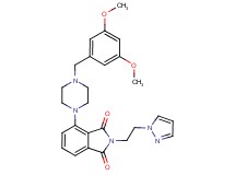 4-[4-(3,5-dimethoxybenzyl)-1-piperazinyl]-2-[2-(1H-pyrazol-1-yl)ethyl]-1H-isoindole-1,3(2H)-dione