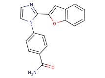 4-[2-(1-benzofuran-2-yl)-1H-imidazol-1-yl]benzamide