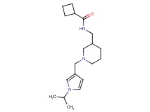 N-({1-[(1-isopropyl-1H-pyrrol-3-yl)methyl]piperidin-3-yl}methyl)cyclobutanecarboxamide