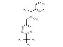 N-[(2-tert-butylpyrimidin-5-yl)methyl]-N-methyl-1-pyridin-4-ylethanamine