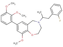 7-(2,3-dimethoxyphenyl)-4-[2-(2-fluorophenyl)-1-methylethyl]-9-methoxy-2,3,4,5-tetrahydro-1,4-benzoxazepine