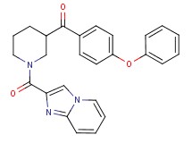 [1-(imidazo[1,2-a]pyridin-2-ylcarbonyl)-3-piperidinyl](4-phenoxyphenyl)methanone
