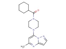 7-[4-(cyclohexylcarbonyl)piperazin-1-yl]-5-methylpyrazolo[1,5-a]pyrimidine