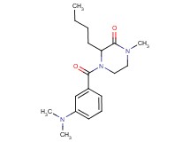 3-butyl-4-[3-(dimethylamino)benzoyl]-1-methyl-2-piperazinone