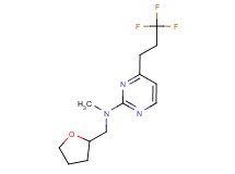 N-methyl-N-(tetrahydrofuran-2-ylmethyl)-4-(3,3,3-trifluoropropyl)pyrimidin-2-amine