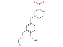 4-[3-(ethoxymethyl)-4-methoxybenzyl]piperazine-2-carboxylic acid