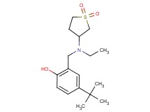 4-tert-butyl-2-{[(1,1-dioxidotetrahydro-3-thienyl)(ethyl)amino]methyl}phenol
