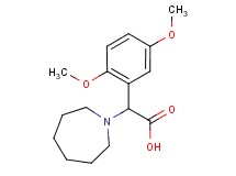 azepan-1-yl(2,5-dimethoxyphenyl)acetic acid