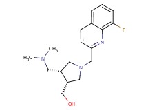 {(3R*,4R*)-4-[(dimethylamino)methyl]-1-[(8-fluoroquinolin-2-yl)methyl]pyrrolidin-3-yl}methanol