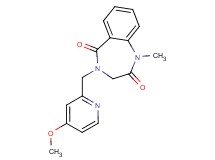 4-[(4-methoxypyridin-2-yl)methyl]-1-methyl-3,4-dihydro-1H-1,4-benzodiazepine-2,5-dione
