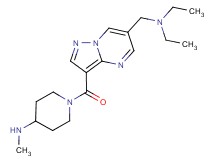 1-({6-[(diethylamino)methyl]pyrazolo[1,5-a]pyrimidin-3-yl}carbonyl)-N-methylpiperidin-4-amine