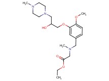 ethyl N-{3-[2-hydroxy-3-(4-methyl-1-piperazinyl)propoxy]-4-methoxybenzyl}-N-methylglycinate