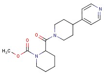 methyl 2-{[4-(4-pyridinyl)-1-piperidinyl]carbonyl}-1-piperidinecarboxylate