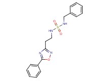 N-benzyl-N'-[2-(5-phenyl-1,2,4-oxadiazol-3-yl)ethyl]sulfamide