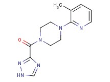 1-(3-methyl-2-pyridinyl)-4-(1H-1,2,4-triazol-3-ylcarbonyl)piperazine