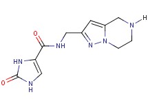 2-oxo-N-(4,5,6,7-tetrahydropyrazolo[1,5-a]pyrazin-2-ylmethyl)-2,3-dihydro-1H-imidazole-4-carboxamide hydrochloride