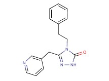 4-(2-phenylethyl)-5-(pyridin-3-ylmethyl)-2,4-dihydro-3H-1,2,4-triazol-3-one